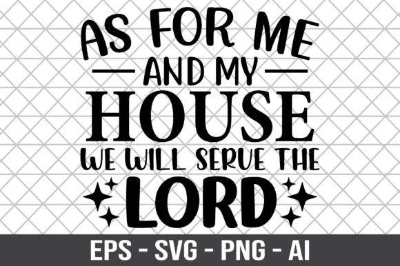 As for Me and My House We Will Serve Embroidery Design Review