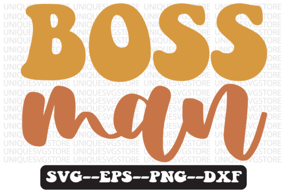 Boss Man Quote Retro Svg Design Review: A Bold Statement for Custom Embroidery