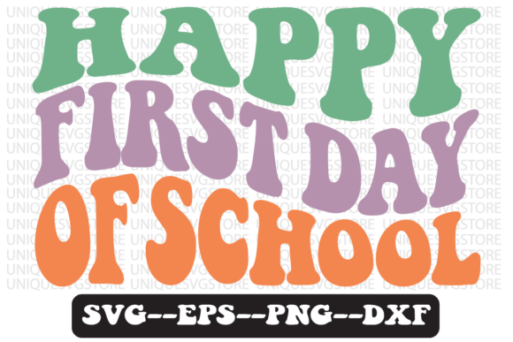Happy First Day of School Retro Svg Review