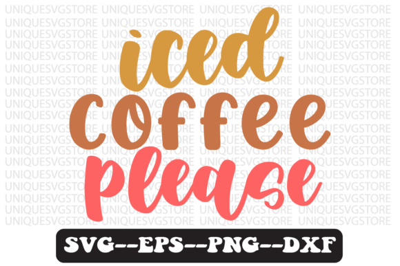 Iced Coffee Please Retro Svg Design: A Practical Embroidery Evaluation