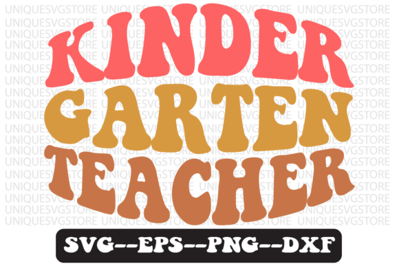 Kindergarten Teacher Retro Svg Design Review