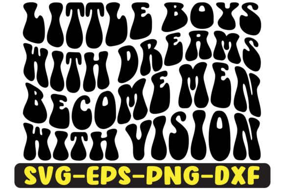 LITTLE BOYS Quote Retro Svg Design Review for Real Projects