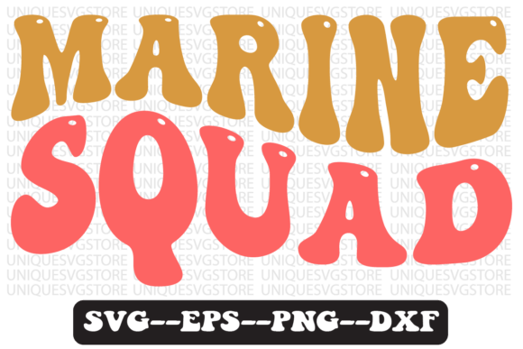 Marine Squad Quote Retro SVG Design Review for Real Projects