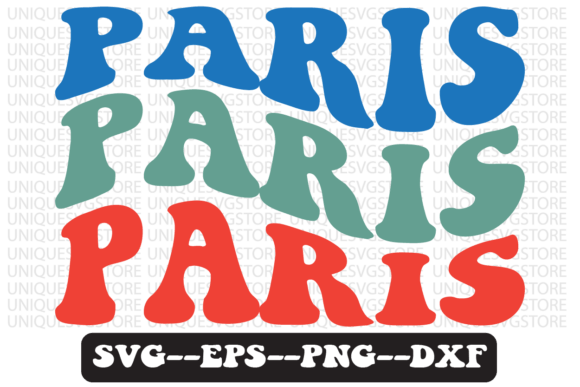 Paris Quote Retro Svg Design: A Nostalgic Embroidery Asset