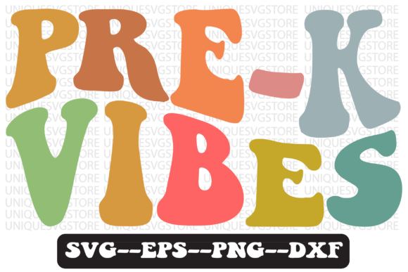Pre-K Vibes Quote Retro Svg Design Review